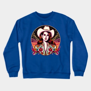 Lana Del Rey - Cowgirl Flower Nights T-Shirt Crewneck Sweatshirt